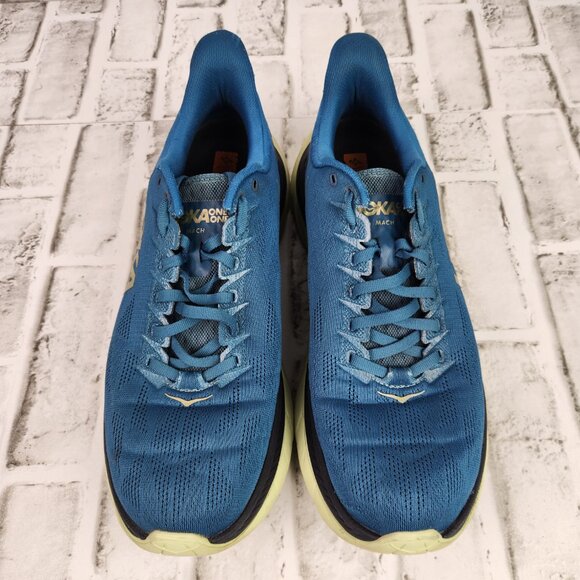 Hoka One One Mach 4 Men's Size 11.5 D Blue Coral  Athletic Running Gym Sneakers - Picture 9 of 10